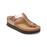 Birkenstock Gizeh Flex Platform Birko-Flor Regular Fit Electric Metallic Copper - Gul - Sandaler Birkenstock Gizeh Flex Platform Birko-Flor Regular Fit Electric Metallic Copper - Gul - Sandaler