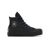 Converse Chuck Taylor All Star Lift Platform Leather - Svart - Sneakers Converse Chuck Taylor All Star Lift Platform Leather - Svart - Sneakers