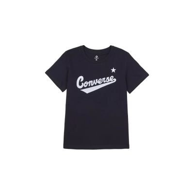 Converse Center Front Nova Classic Tee - Svart - Kortärmad T-shirt Converse Center Front Nova Classic Tee - Svart - Kortärmad T-shirt