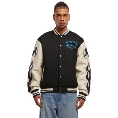 Karl Kani Amor Flames College Jacket - Svart - Jacka