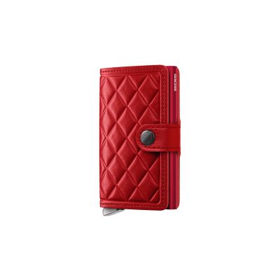 Secrid Miniwallet Emboss Diamond Red - Röd - Tillbehör