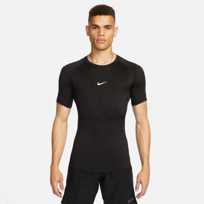 Nike Pro Dri-FIT Tight Short-Sleeve Fitness Top Black - Svart - Kortärmad T-shirt