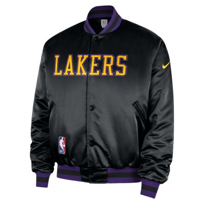 Nike NBA Los Angeles Lakers City Edition Premium Jacket - Svart - Jacka