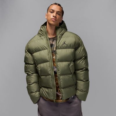 Jordan Brooklyn Therma-FIT Puffer Jacket Medium Olive - Grön - Jacka