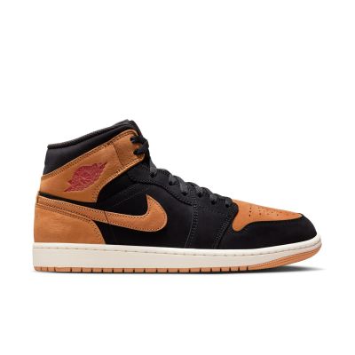 Air Jordan 1 Mid SE "Black Flax" - Svart - Sneakers