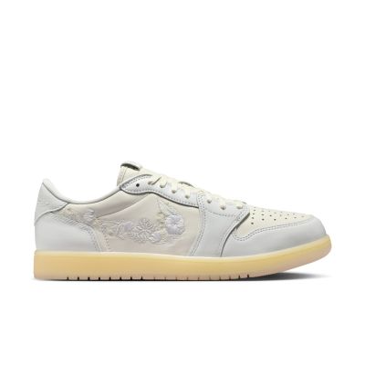 Air Jordan 1 Retro Low OG "Floral Swoosh" - Vit - Sneakers Air Jordan 1 Retro Low OG "Floral Swoosh" - Vit - Sneakers