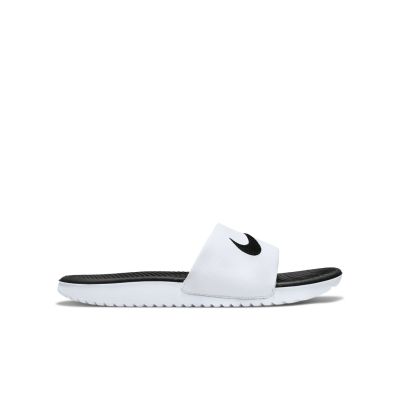 Nike Kawa "White Black" Slides (GS/PS) - Vit - Sandaler
