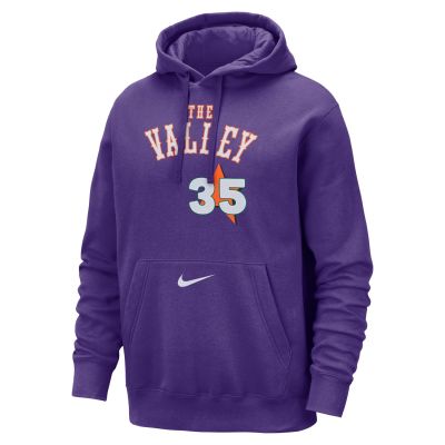 Nike NBA Kevin Durant Phoenix Suns Club City Edition Hoodie - Lila - Luvtröja
