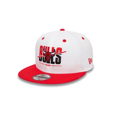 New Era Chicago Bulls Crown White 9FIFTY Snapback Cap - Vit - Keps