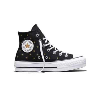 Converse Chuck Taylor All Star Lift Platform Embroidered Stars - Svart - Sneakers Converse Chuck Taylor All Star Lift Platform Embroidered Stars - Svart - Sneakers