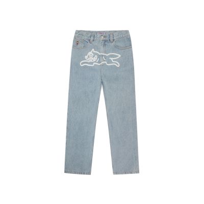 ICECREAM Running Dog Double Scoop Denim Pants Heavy Wash Blue - Blå - Byxor ICECREAM Running Dog Double Scoop Denim Pants Heavy Wash Blue - Blå - Byxor